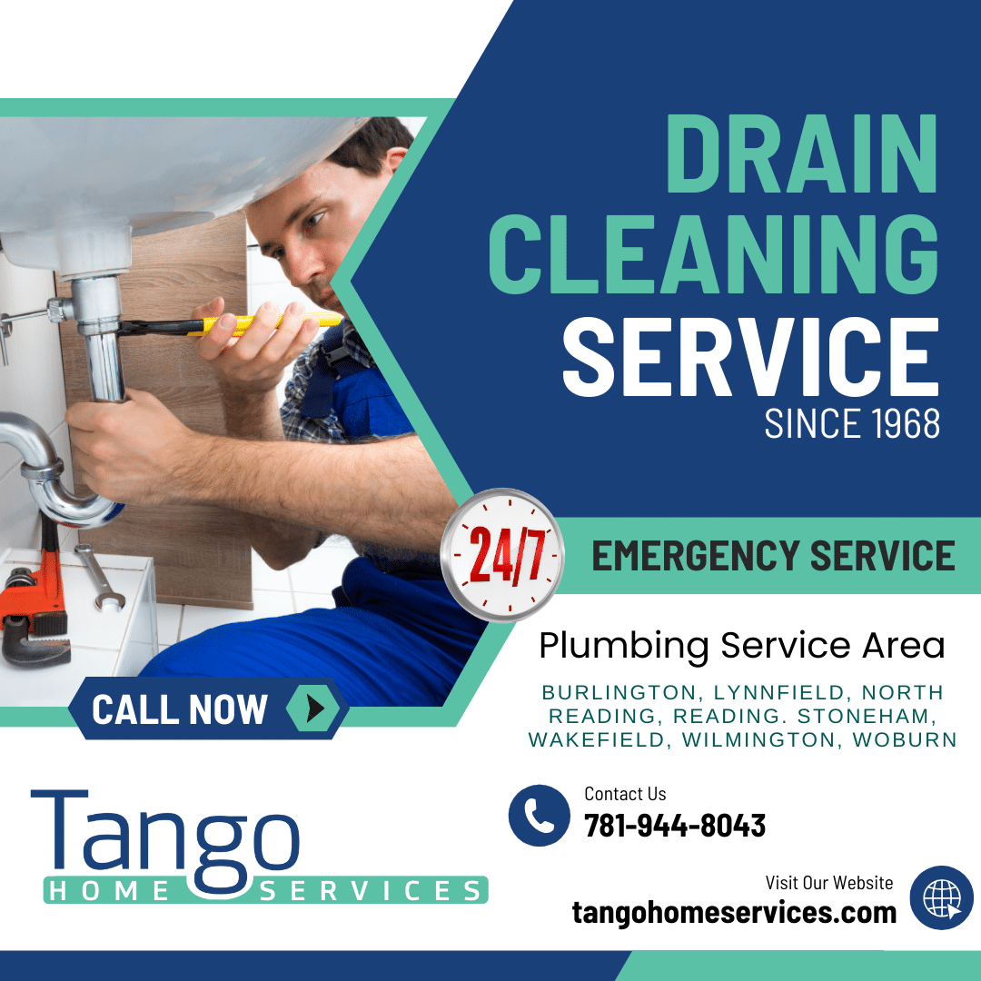 Drain Cleaning by Tango Home Services Reading, MA