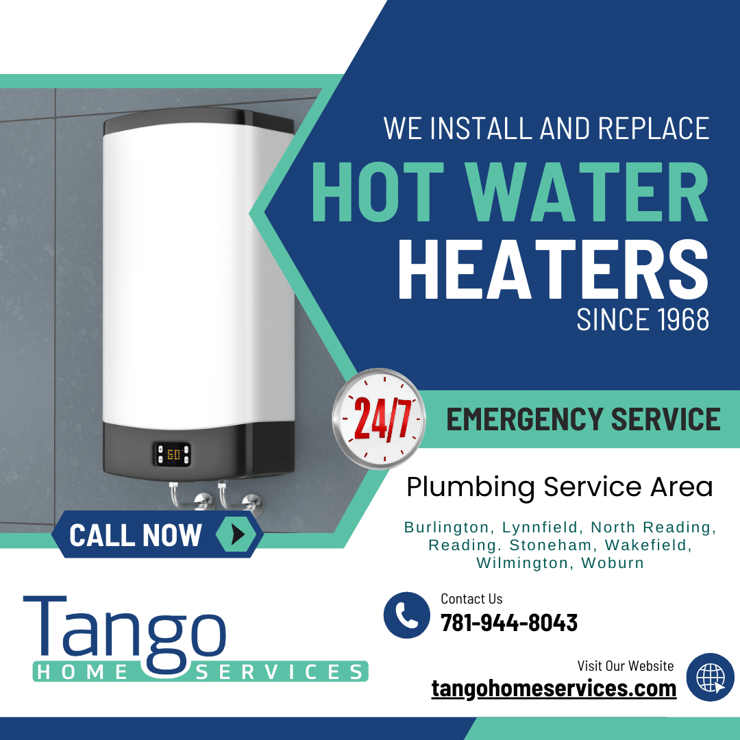 tankless hot water heater installation by Tango